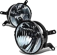 DNA Motoring FL-NS026-SM Smoked Fog Lights for 2005-2009 Ford Mustang GT - H10 Bulbs Included, Driver & Passenger Pair