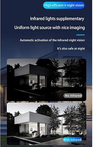 Miniatura 6 de Zyyini Cámara de timbre, cámara de timbre de 1080P con cable menos compatible con conexión de red wi fi de 2.4G, conversión de voz, conversación de