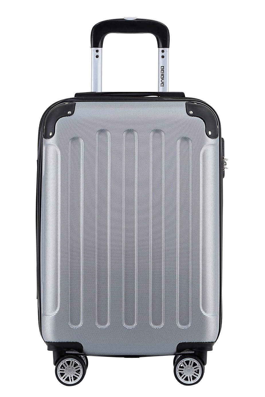 BEIBYE- Hartschalenkoffer Koffer Trolley Rollkoffer Reisekoffer Zahlenschloß 4 Zwilings-Rollen