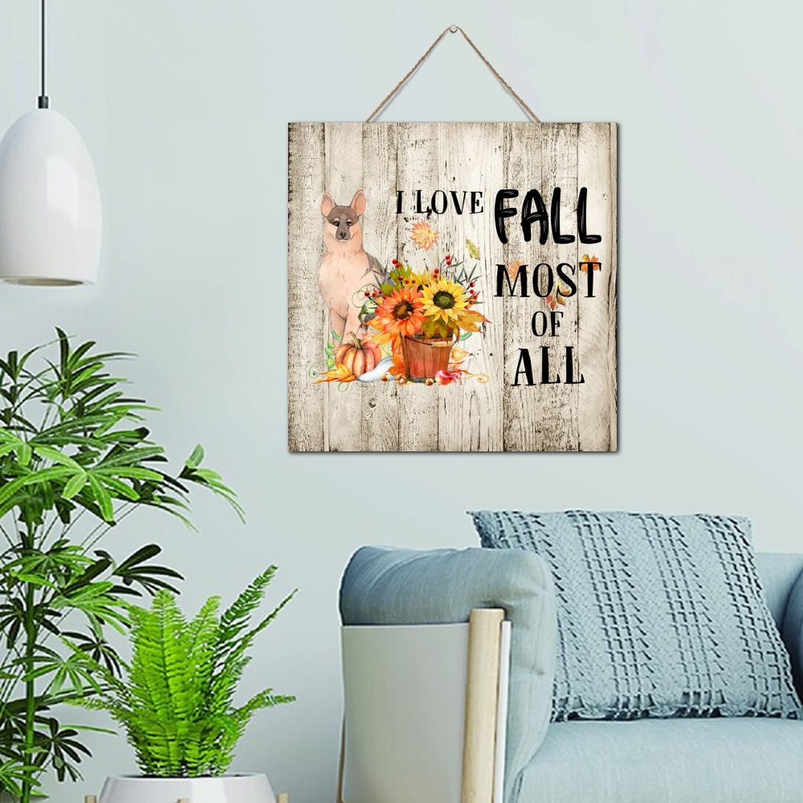 Décoration d'intérieur moderne en bois pour créer un salon cocooning en automne