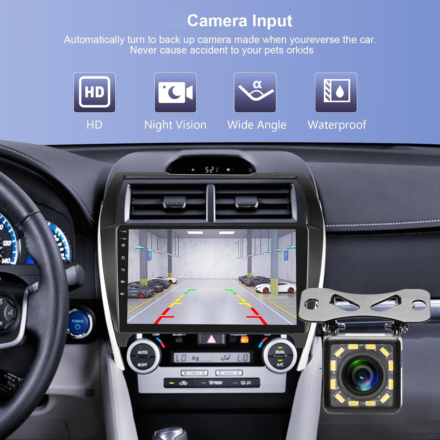 Toyota Camry 2012-2014 CarPlay GPS Stereo Radio