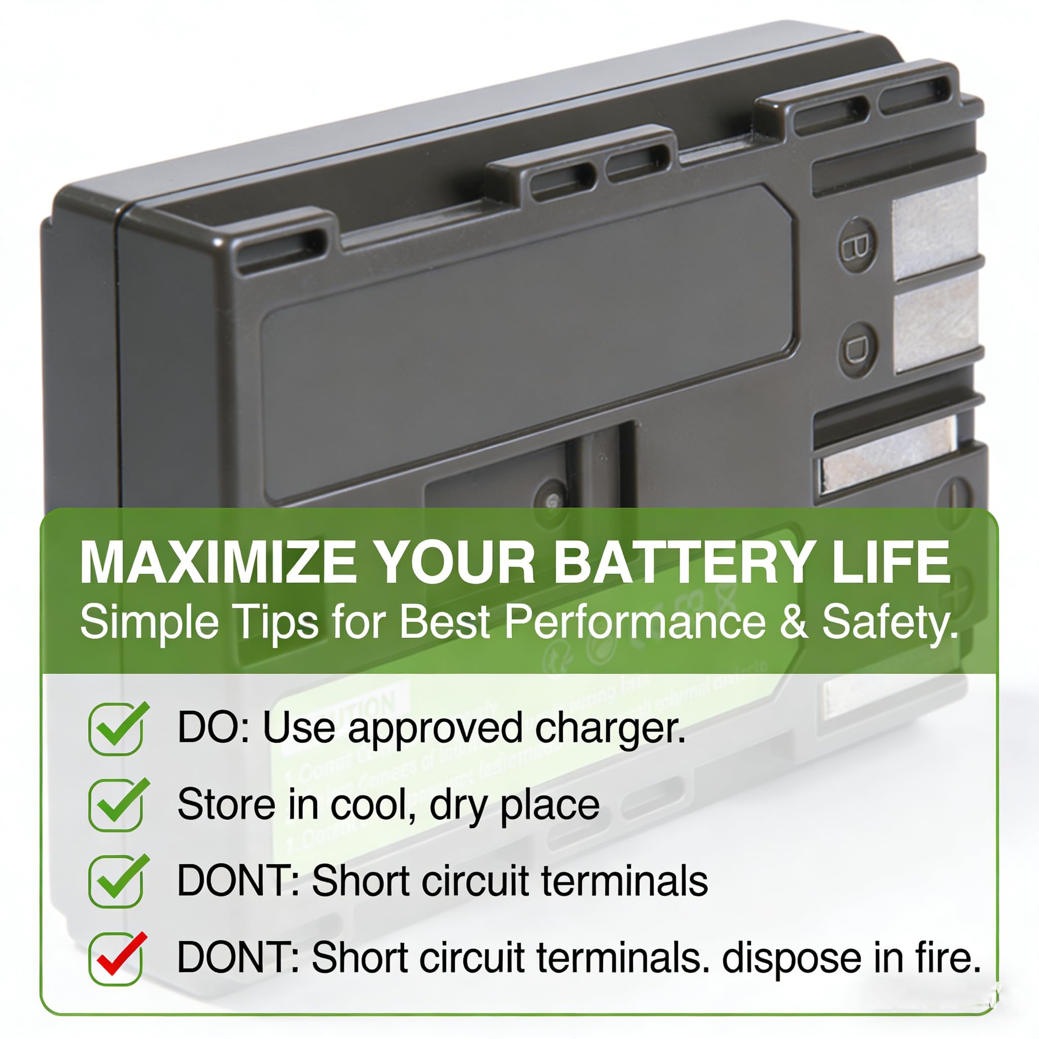 Lot de 2 Batteries et Chargeur BP-511 BP-511A compatibles avec Canon EOS 300D, 5D, 10D, 20D, 30D, 40D, 50D, PowerShot G1 G2 G3 G5 G6 90 90IS