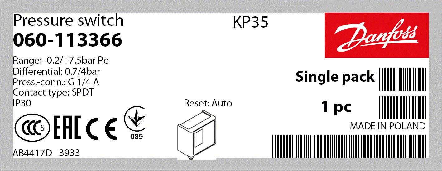 PRESOSTATO KP35 060-113366