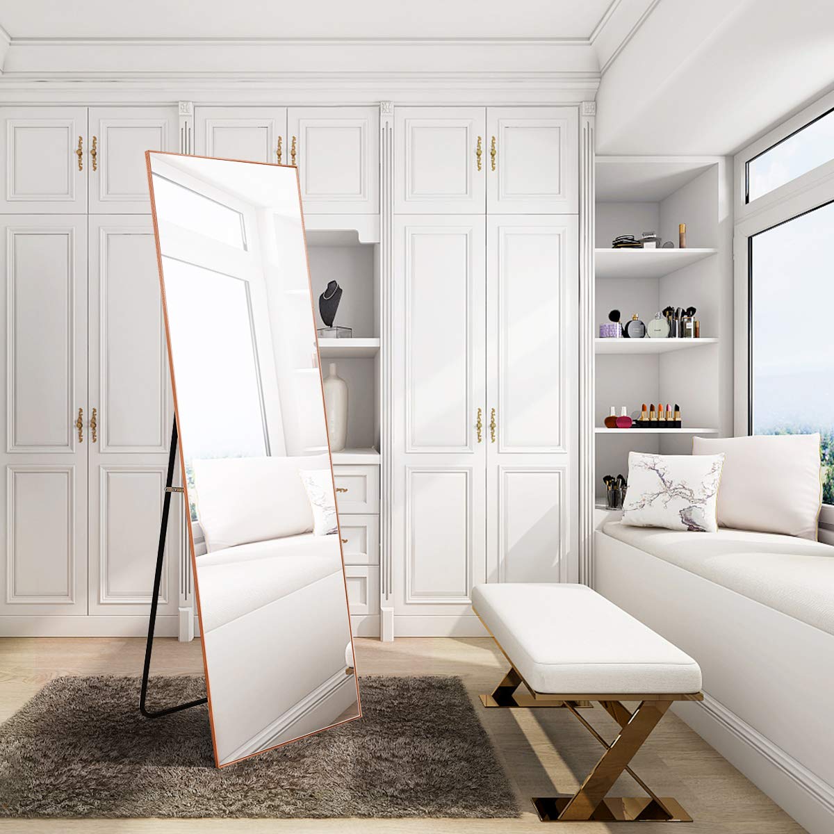 TinyTimes 65"×22" Full Length Mirror, Standing Mirror, Floor Mirror