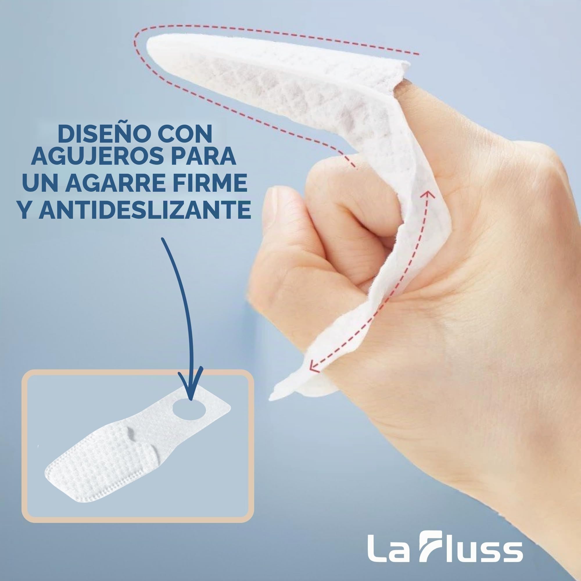 50 toallitas dentales para dedos orales para bebés, limpiador oral para bebés, adecuadas de 0 a 24 meses, limpia suavemente la boca, las encías y la lengua de tu bebé, envueltas