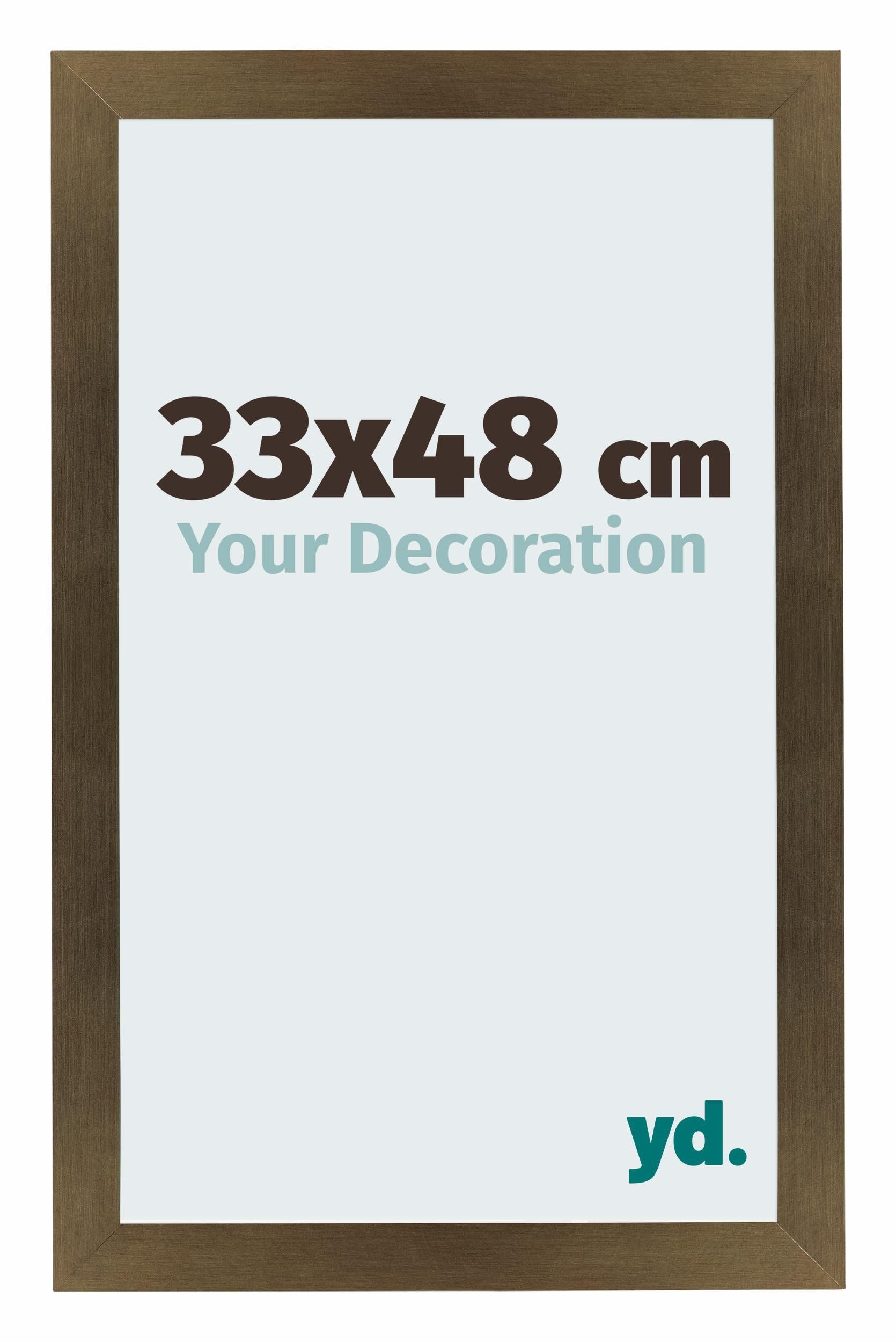 Your Decoration - Puzzle frame 33x48 - Bronze Design - Puzzle frame 500-1000 Pieces - MDF Photoframe - Mura