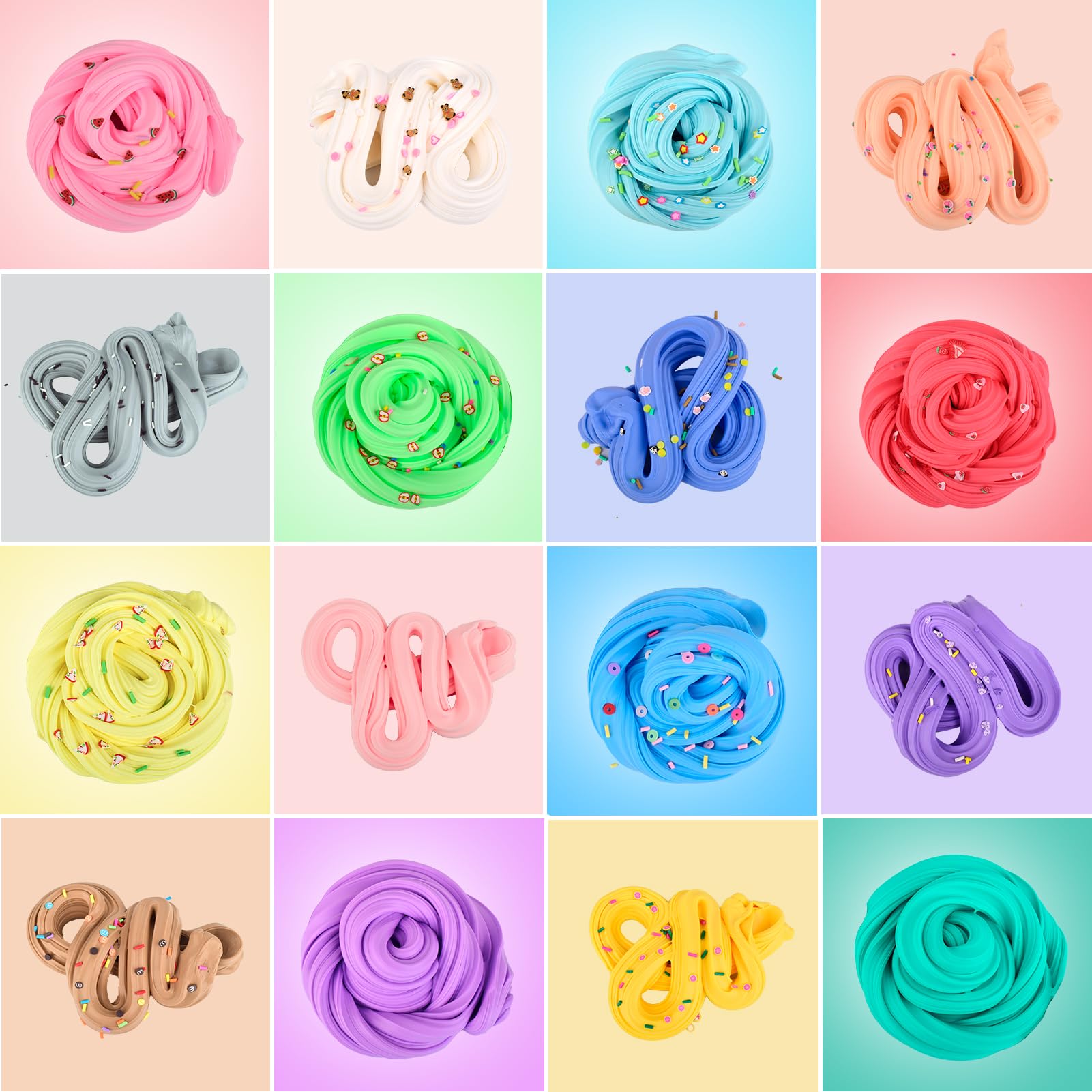 Butter Slime Kit 35 Pack, Mini Slimes Party Favors for Girls Boys, Soft and Non-Sticky, Goodie Bags Stuffers, Classroom Reward, Bulk Slime for Kids