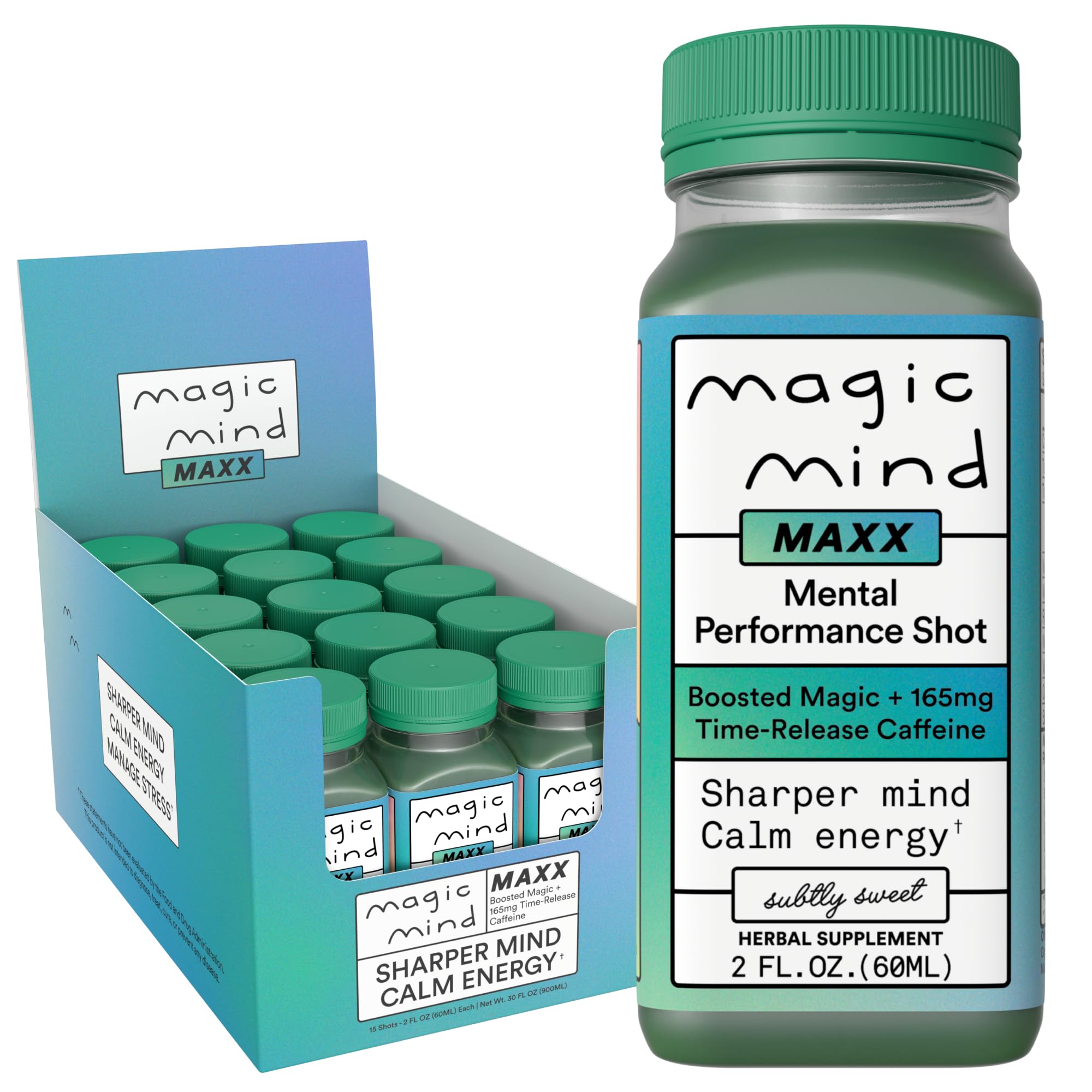 Amazon.com : Magic Mind Maxx Energy & Focus Nootropic Shot, 165mg