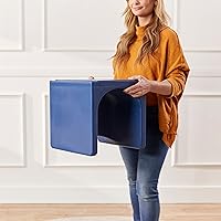 Vista 139 de ECR4Kids Tri-Me 3 en 1 silla cubo, muebles para niños, color azul polvo