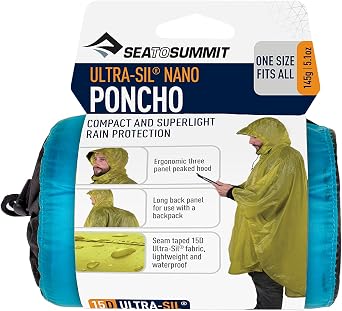 Sea to Summit 15D Waterproof Rain Poncho