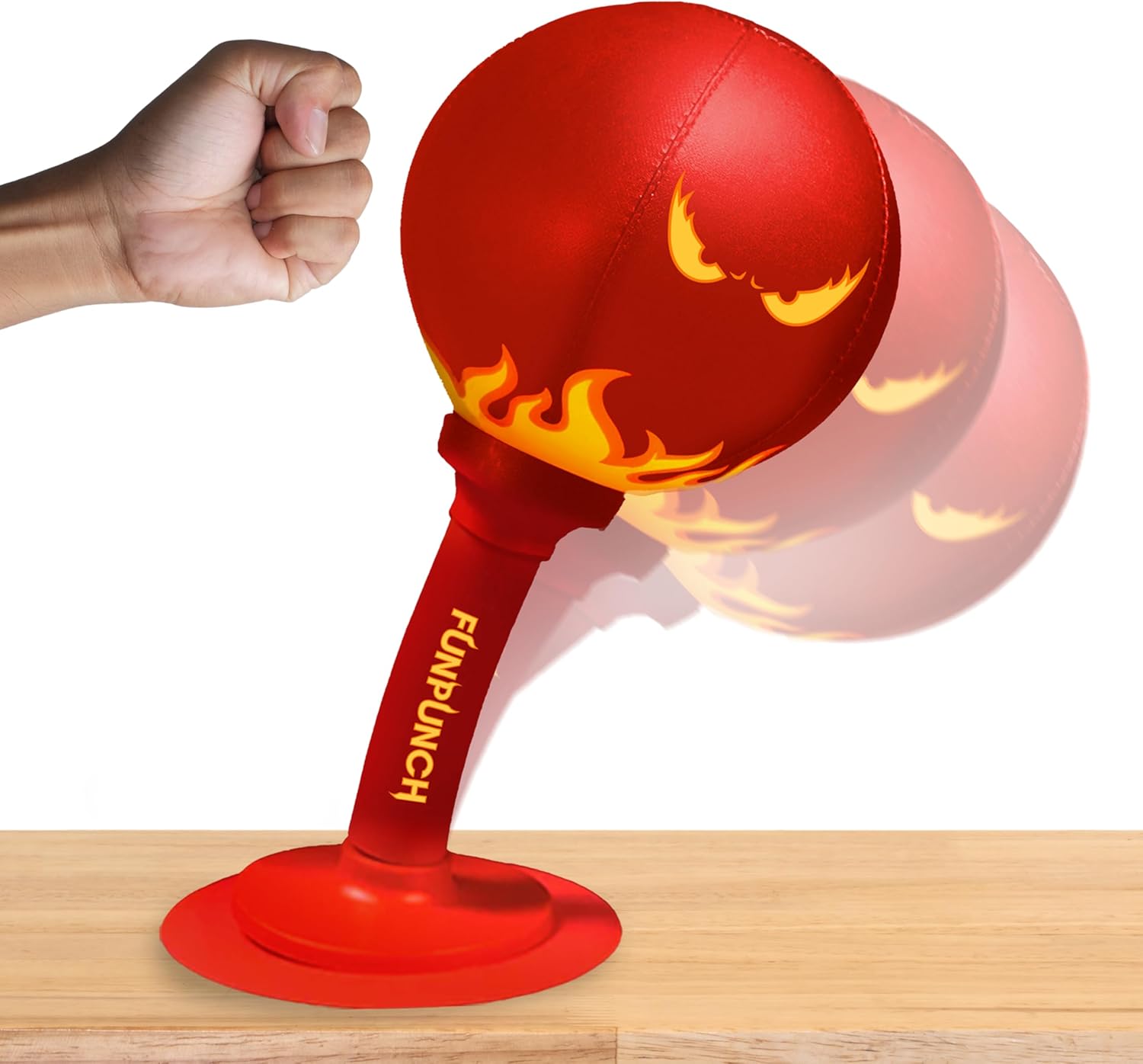FUNPUNCH Rage Bag - Elite Boxing Training Mini Punching Bag - Suction ...