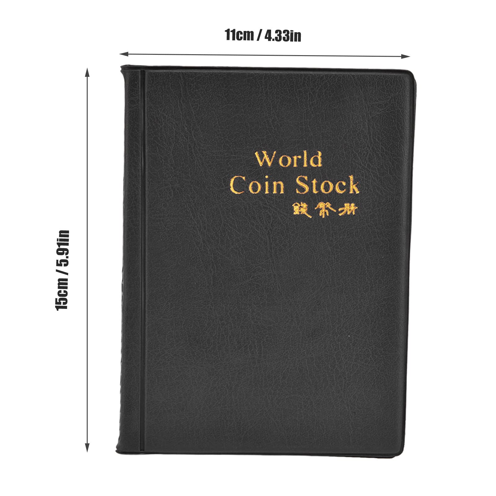 MUDOR Coin Flips 2x2 Holder Album, 120 Pockets Coin Cardboard Storage Book, Empty Coin Flips