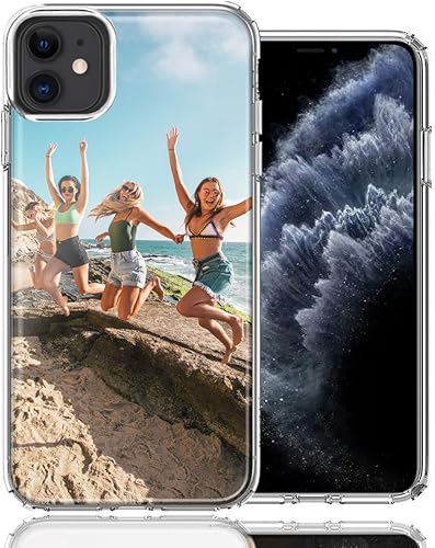 Miniatura 3 de Diseña tu propia funda para iPhone, funda de plástico con foto personalizada para Apple iPhone 11 (solo iPhone 11)