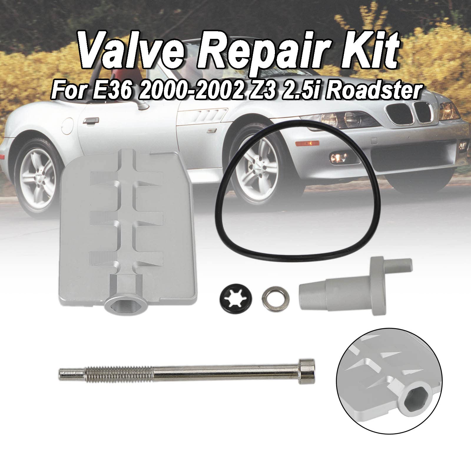 Topteng Valve Repair Kit Rebuild Rattle Adatto per BMW DISA Fix Overhaul M54 2.2 2.5 Aluminium