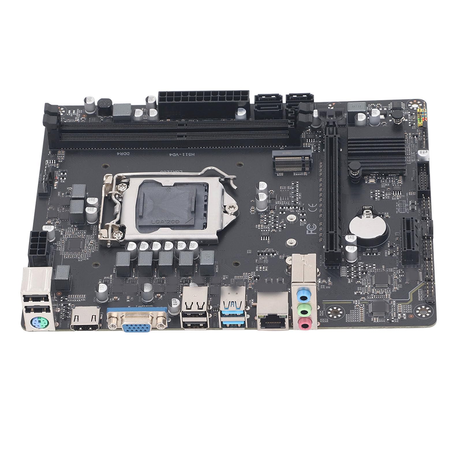 Płyta Główna LGA 1200, Płyta Główna do Gier DDR4 Obsługuje Procesory Intel Core I9 I7 I5 I3 Pent Ium, Dwukanałowa pamięć DDR4 USB3.0 SATA Płyta Główna Komputera Stacjonarnego,