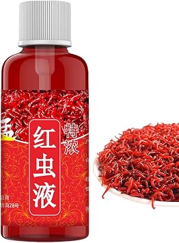 Red Bug Liquid, Redhead Liquid, Additive Bait Liquid, Fishing Lure Bait, Fish Bait Attractant Enhancer Scented Fish Attractant Fishing Lure Bait High Concentration Fish Bait Enhancer Trout Cod Carp for Bass 60L