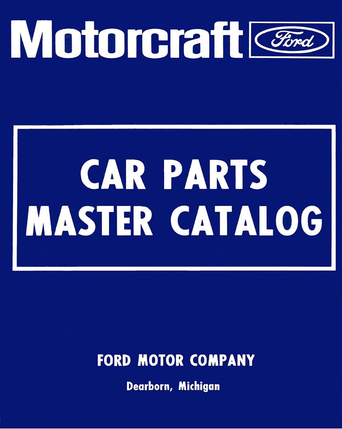 197379 Ford Car Master Parts and Accessory Catalog Kindle edition by