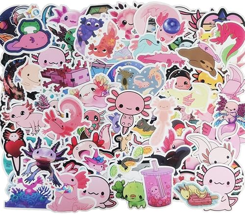 Miniatura 1 de 100 calcomanías de vinilo impermeables de ajolote para laptop, botella de agua Hydro Flask, taza de automóvil, computadora, guitarra, patineta,