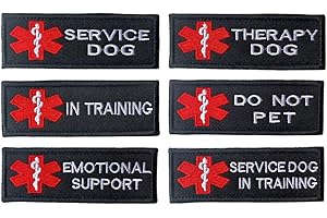 6 Pieces EMT EMS Medical Dog Patch In Training