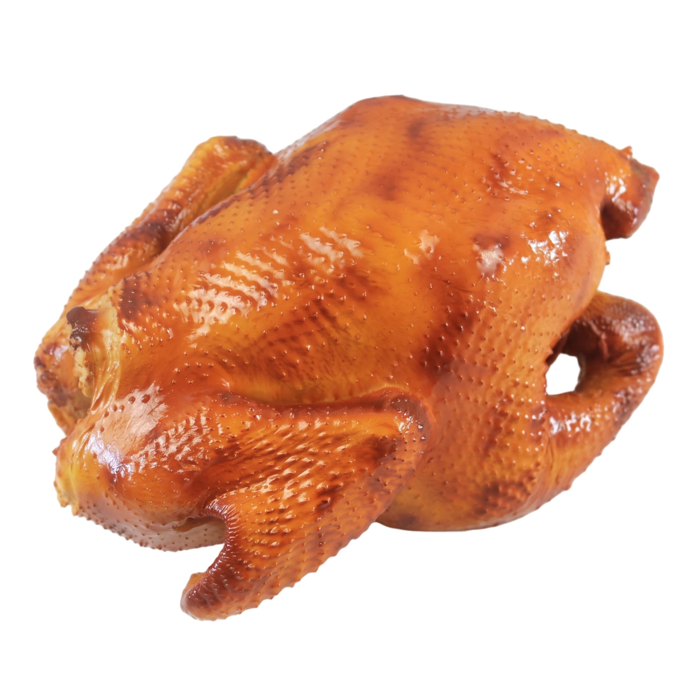 Modello di pollo arrosto cibo artificiale per decorazioni per il Ringraziamento, 6 pollici