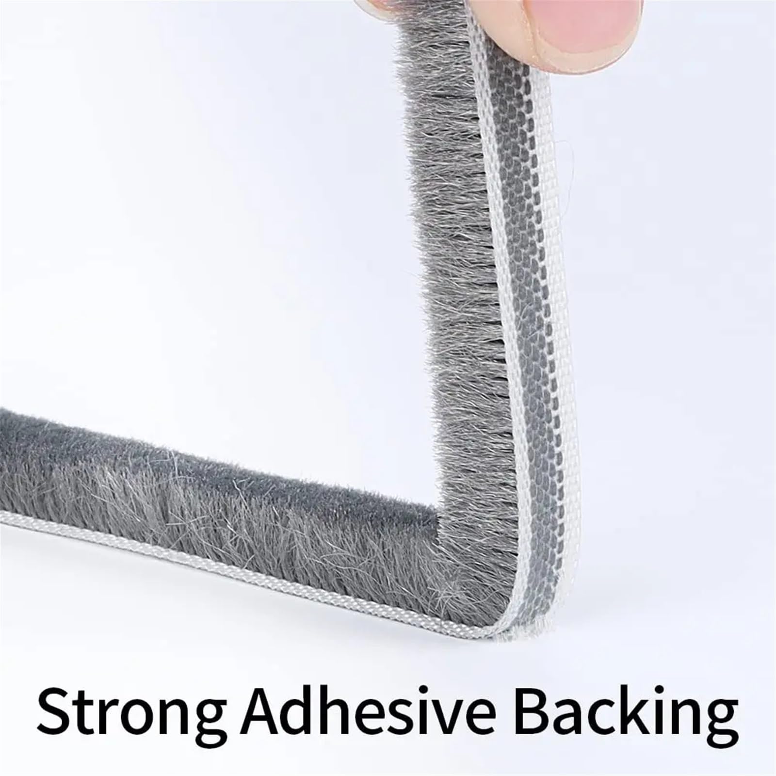 Bande d'étanchéité Auto-adhésive de 10 mètres pour fenêtres et Portes, Isolation phonique et Anti-poussière, Accessoires pour la Maison (Blanc, 9 x 5 mm)