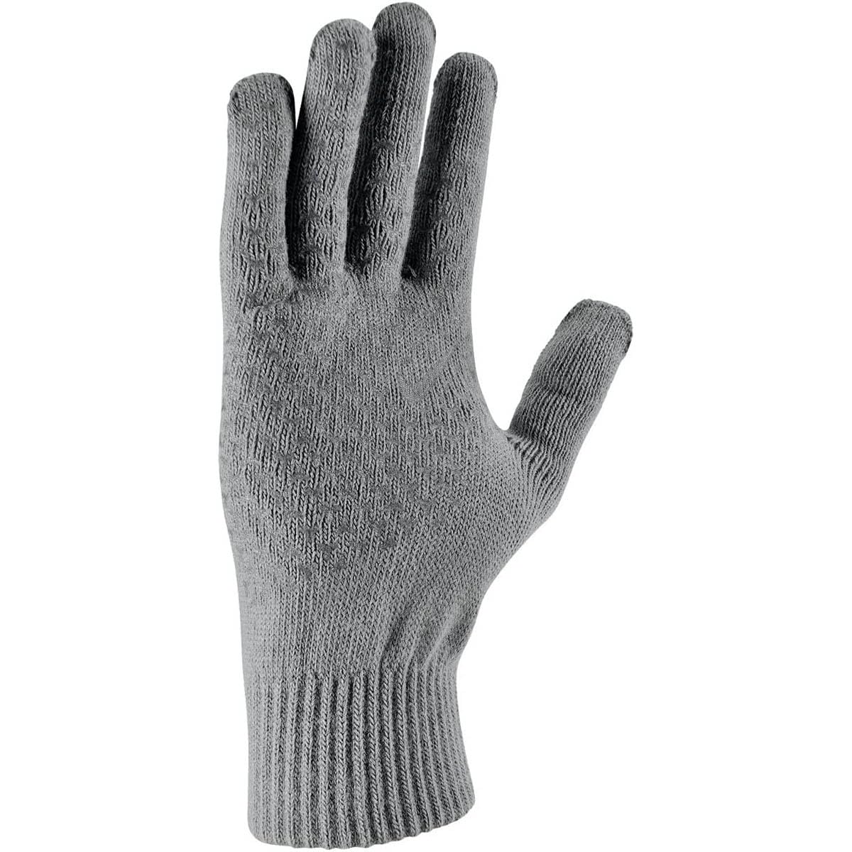 Nike Knitted Tech and Grip Handschuhe S/M Polyacryl/Elasthan Grau, N.100.0661.050.SM Fashion