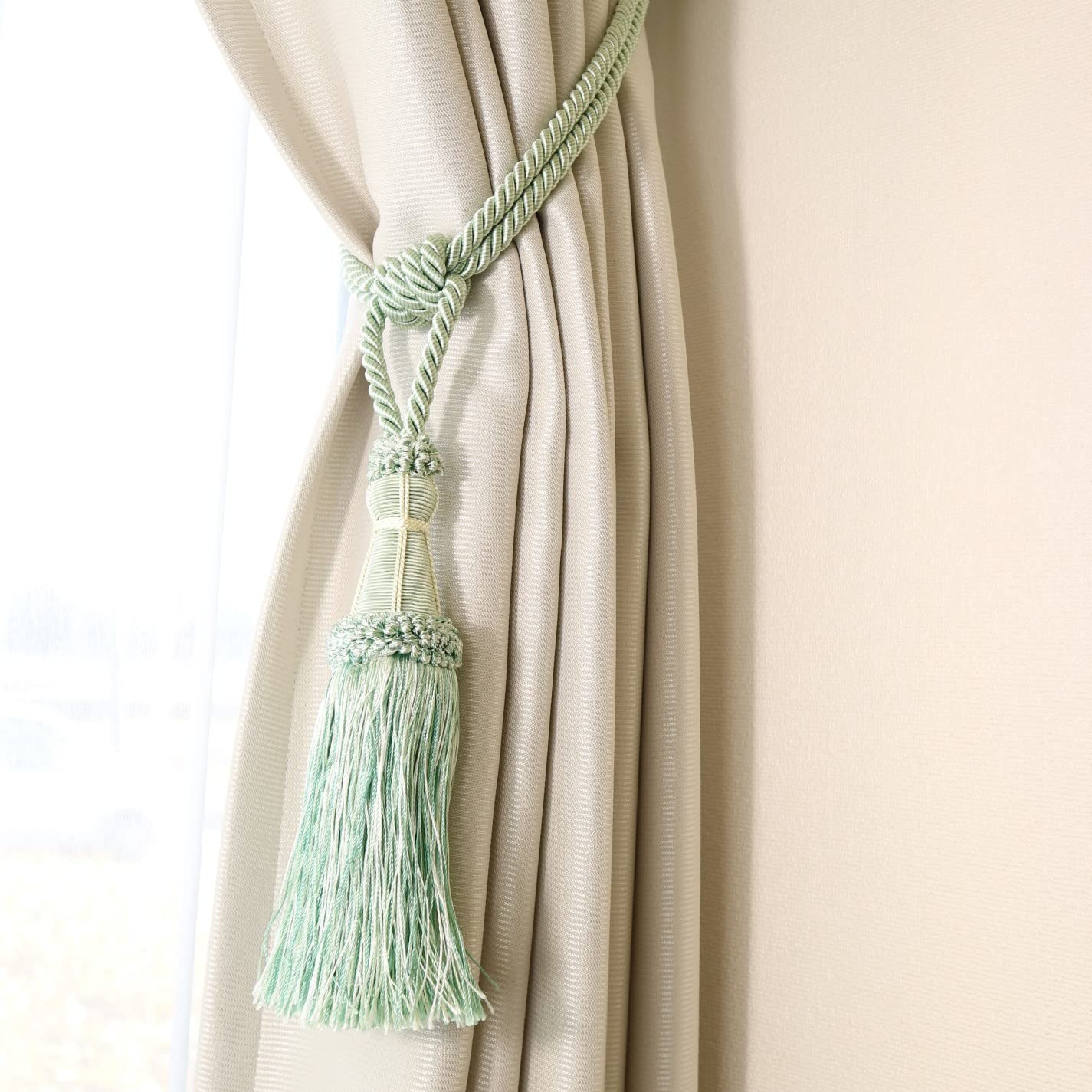 Amazon.co.jp: INTERIX カーテン留め おしゃれ ステッチ1つふさ