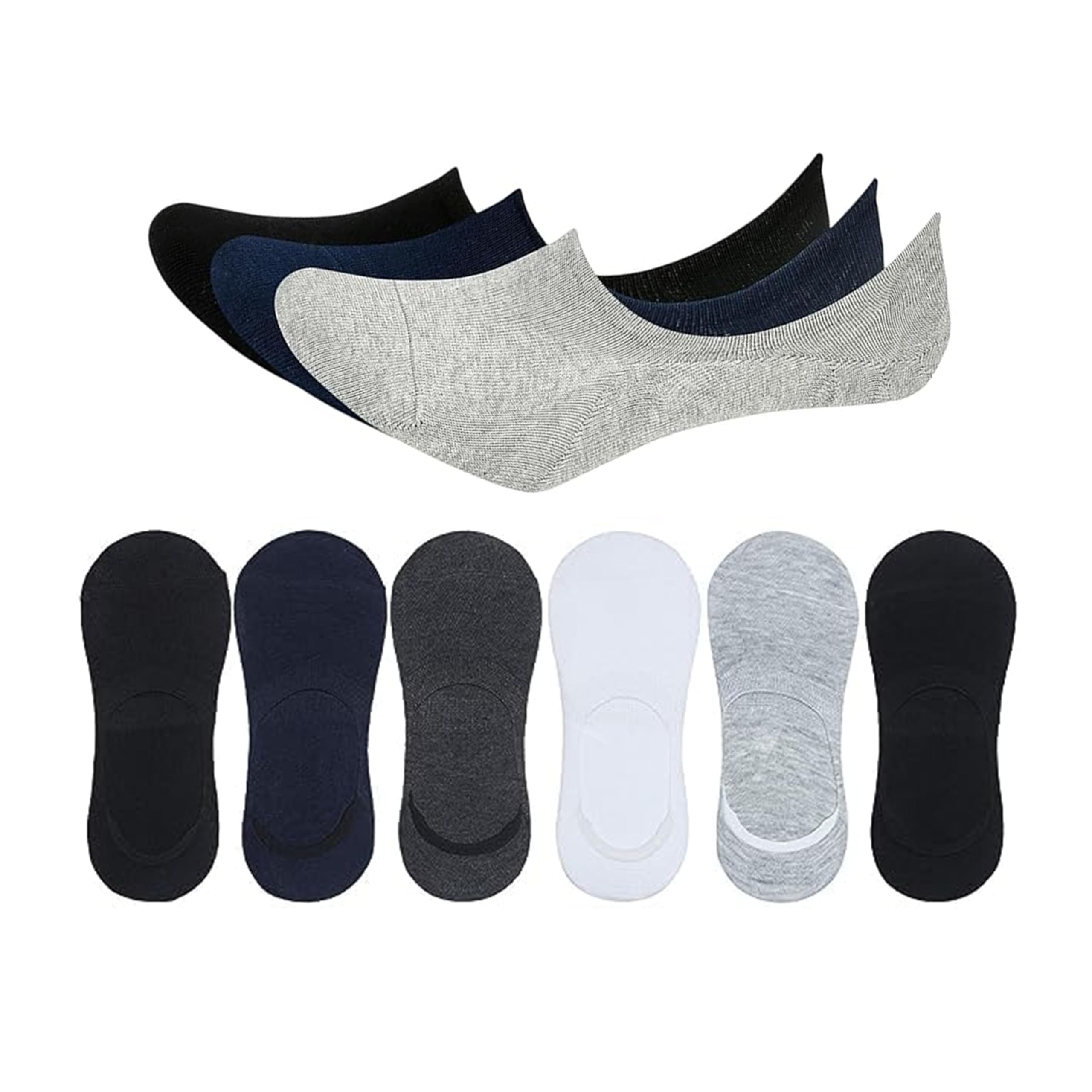 No Show Loafer Socks for Men & Women | Cotton Invisible Low Cut Socks |Free Size Cotton Moja | Breathable & Soft Comfort Mens Socks |Anti-Slip Silicone Heel Grip Ideal for Sneakers, Loafers-image-24