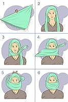 Vista 6 de Explore Land Shemagh o mascada táctica de algodón.