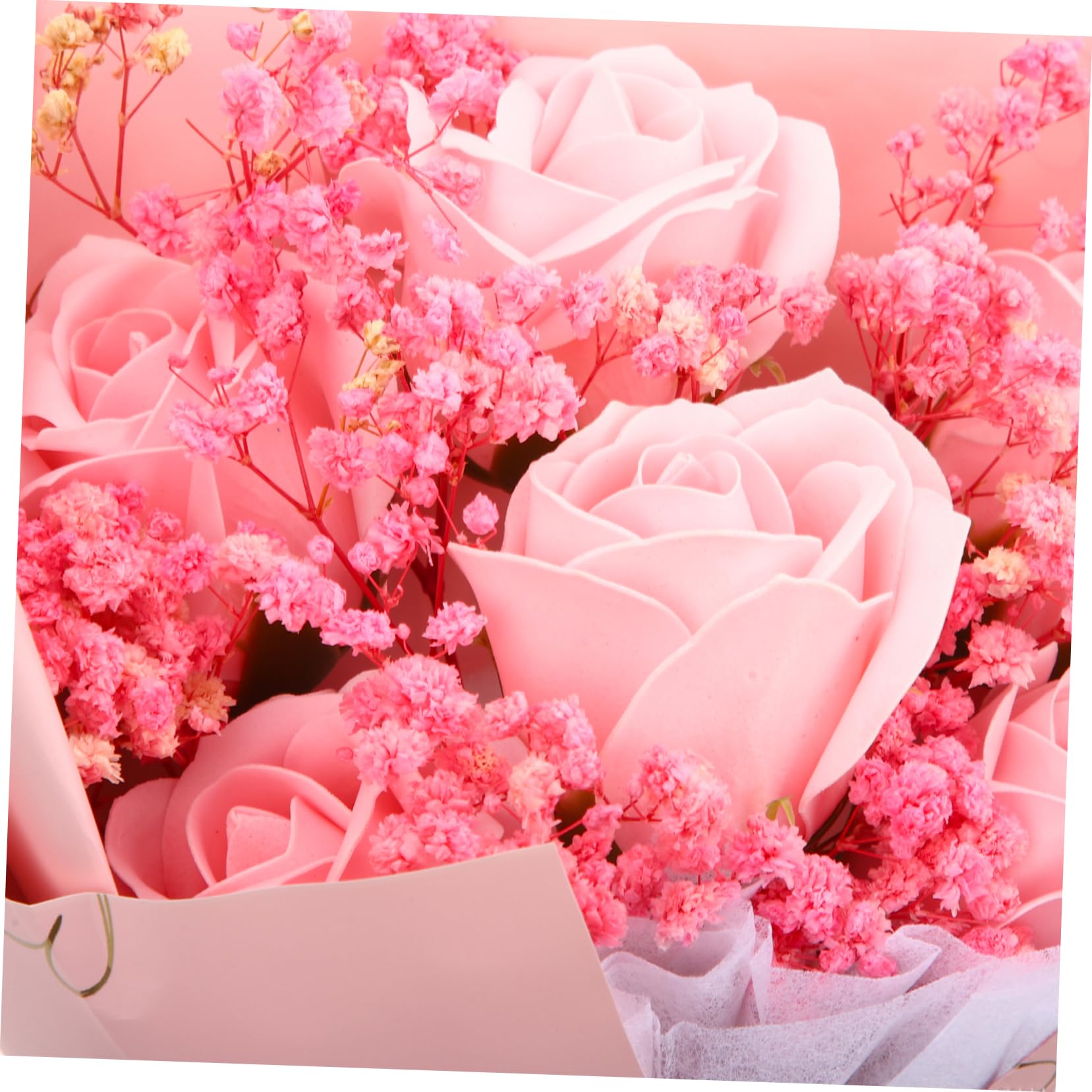 ABOOFAN Lot De 2 Bouquets De Fleurs Séchées De Gypsophile pour La Fête des Mères