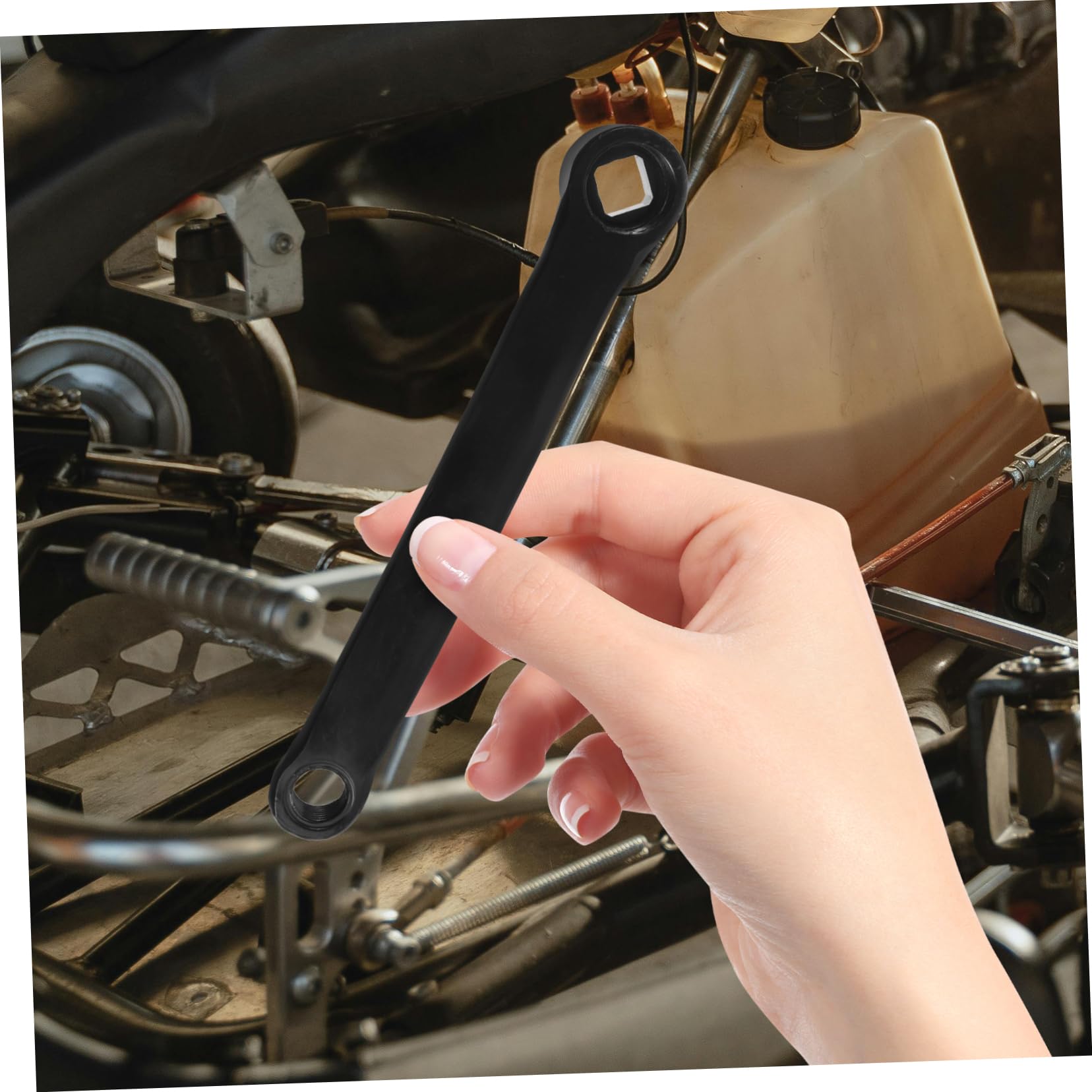 UPKOCH Set di Pedivelle e Corona Guarnitura in Metallo per Sostituzione Bici Mountain Bike, Bici Pieghevole e Fixie, Pedivella Lato Sinistro Robusta e Resistente all’Usura