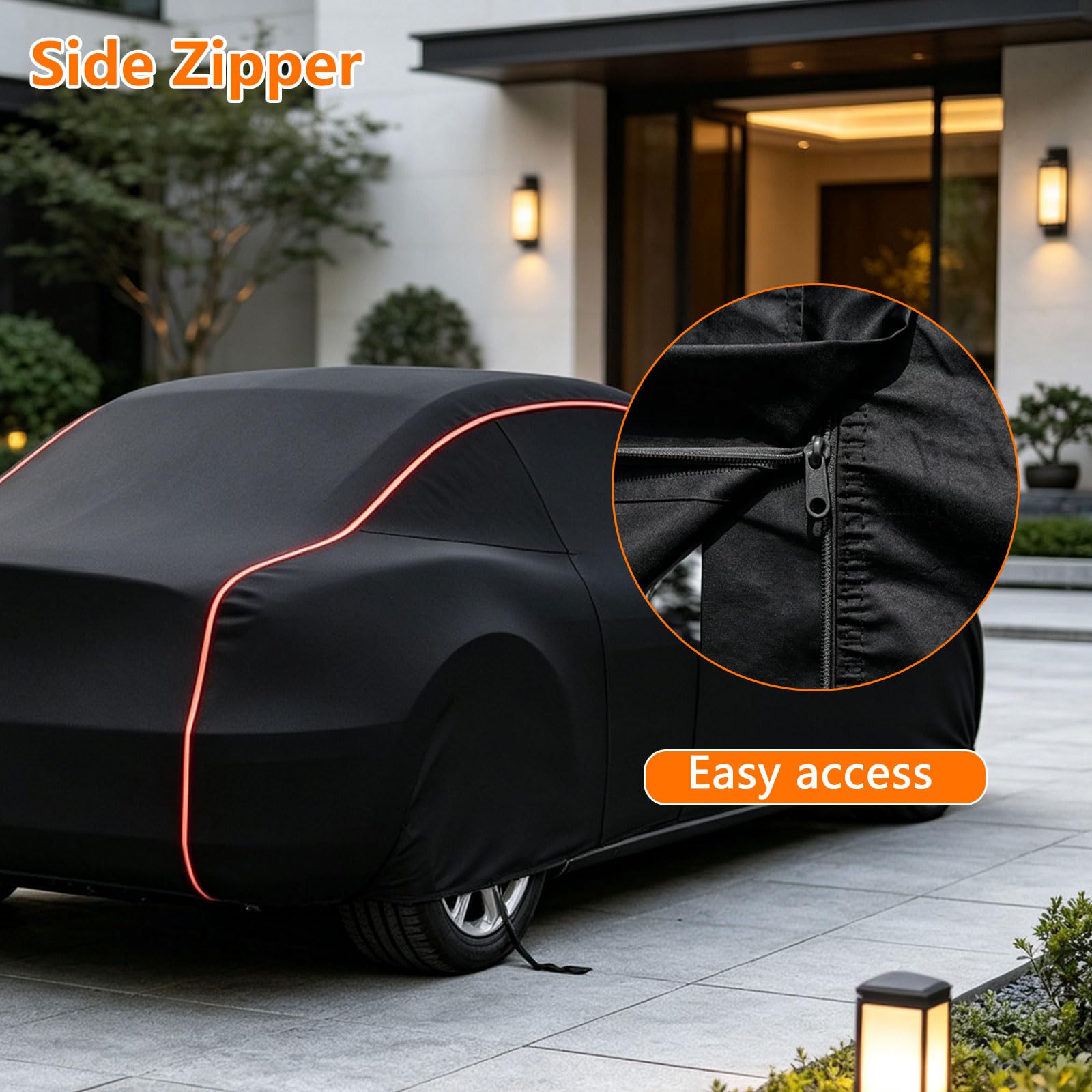 Funda de coche para BMW Z3, impermeable, transpirable, cobertura completa, con tiras reflectantes, para uso en exteriores, impermeable, a prueba de nieve, polvo y resistente a los rayos UV, protección