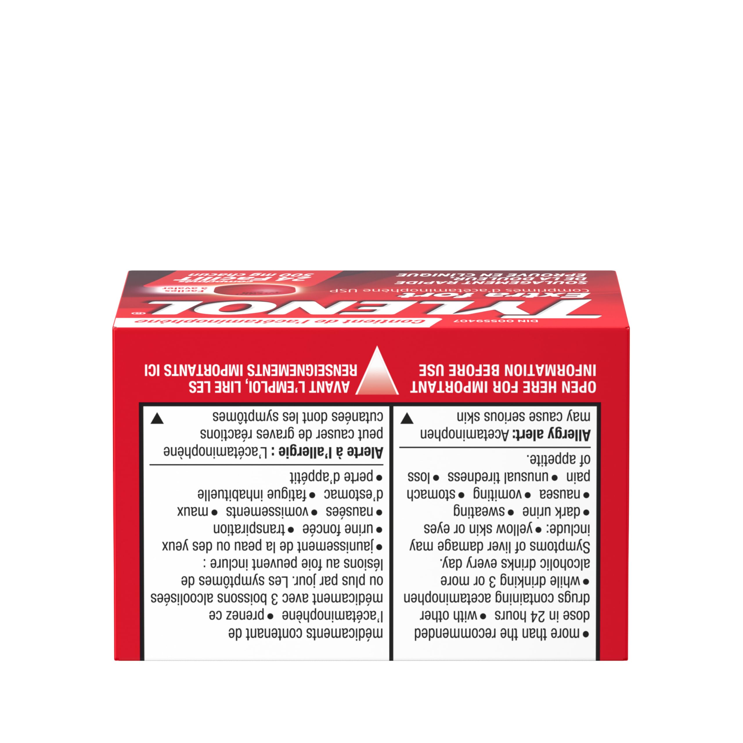 Tylenol Extra Strength Acetaminophen Tablets, 500 mg 24 Count (Pack of 1) Tab - 5