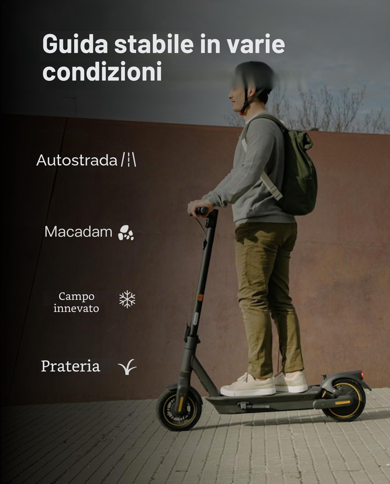 60/65-6.9 Pneumatici Tubeless Ruota Posteriore Compatibile con Segway Ninebot Max G2 G2E G2D G65 KickScooter, 10 Pollice Gomma Vuoto Antiscivolo Pneumatico Esterno Monopattino Accessori Originali