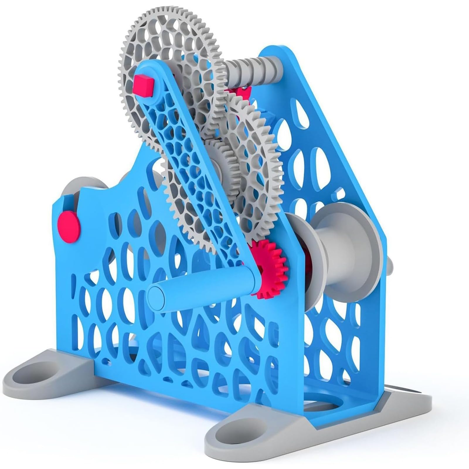 Retráctor de filamento y bobinadora, funcionamiento manual con diseño modular extraíble para bobinado limpio y sin enredos, ideal para impresión 3D y proyectos de arte textil