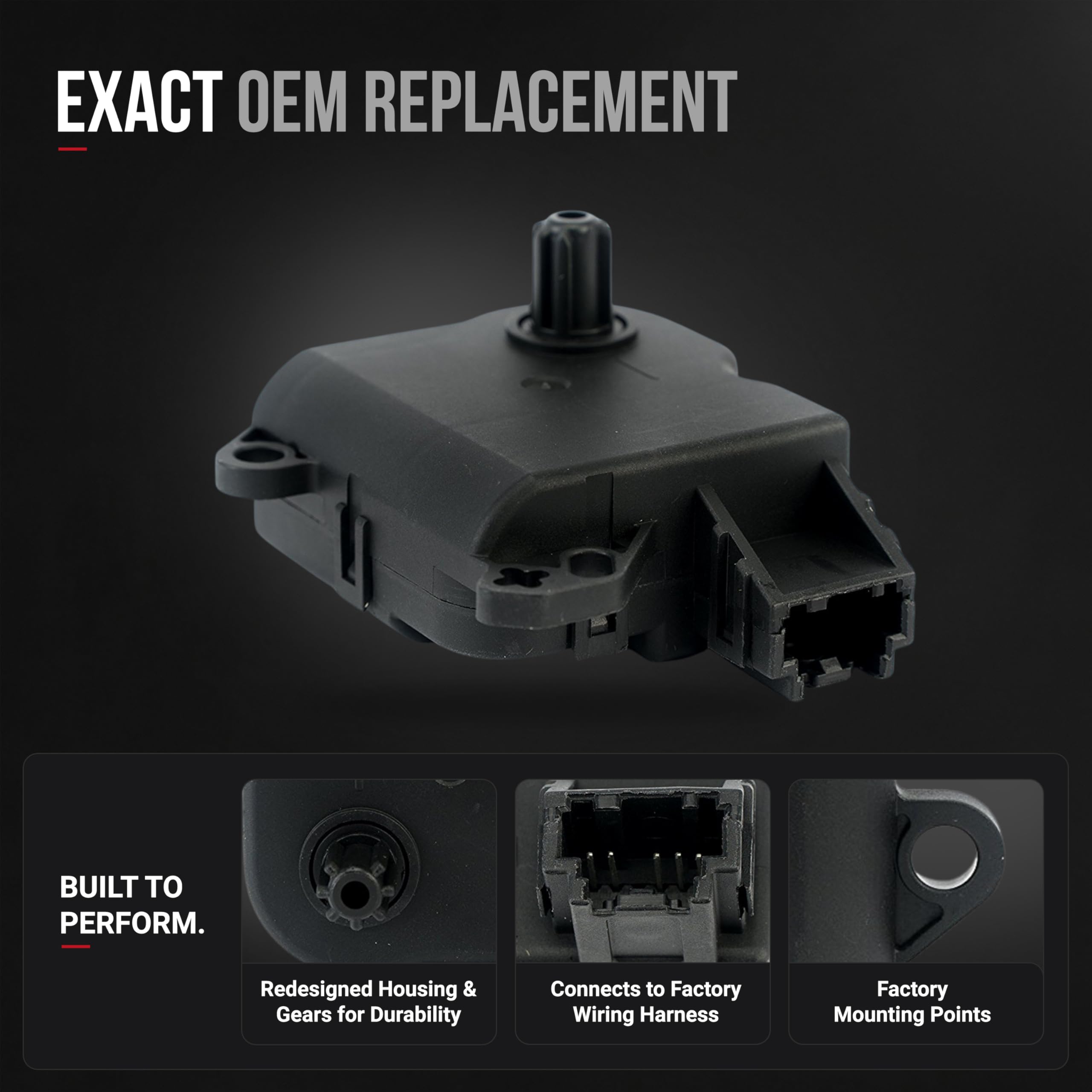 Amazon.com: HVAC Air Blend Door Actuator Replaces 604-252, YH1933