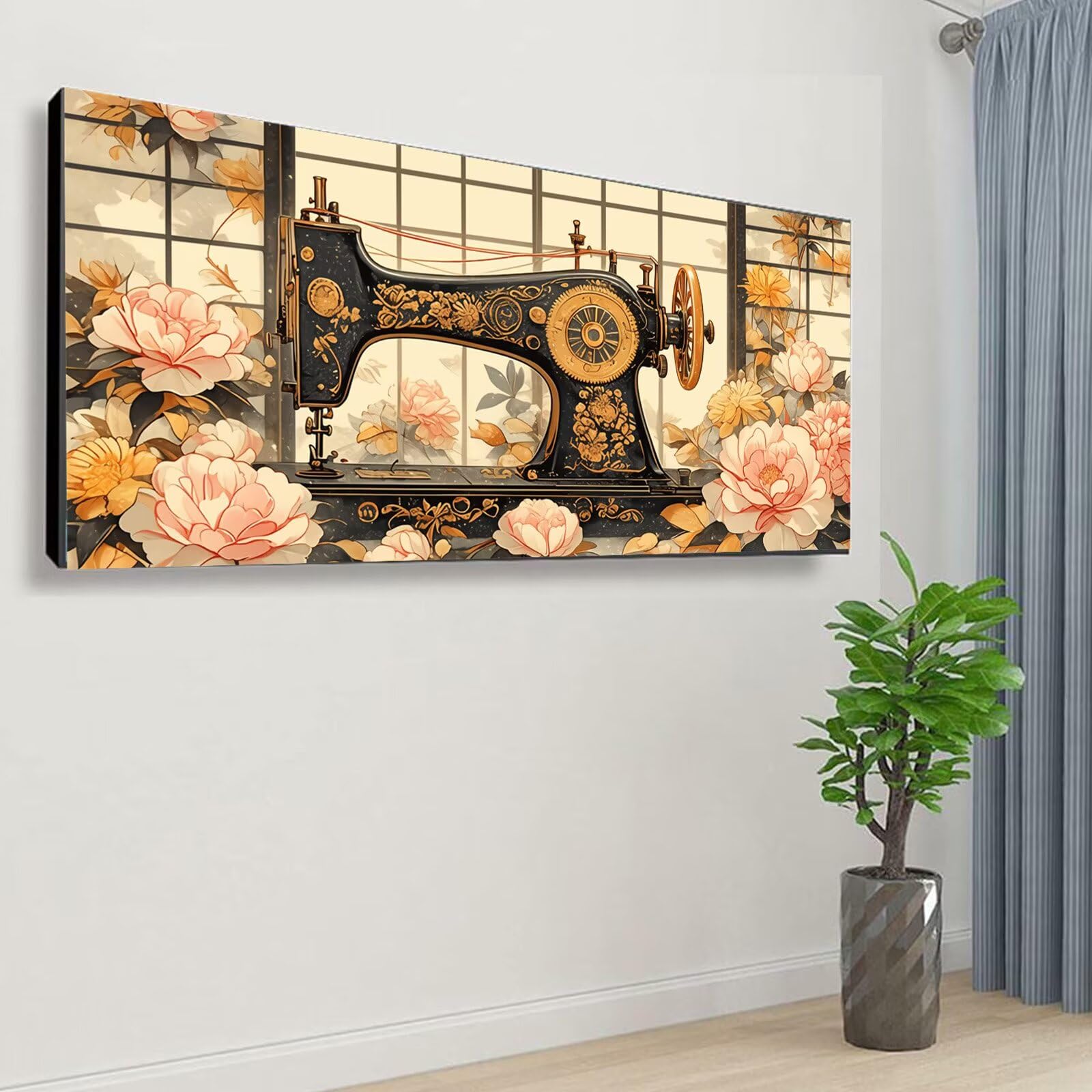 Maszyna do szycia diamentowe malowanie dla dorosłych piwonia diamentowe malowanie 90 x 180 cm, 5D DIY diamentowe malowanie dla dorosłych, kryształowy kryształ górski malarstwo według numerów zestaw do