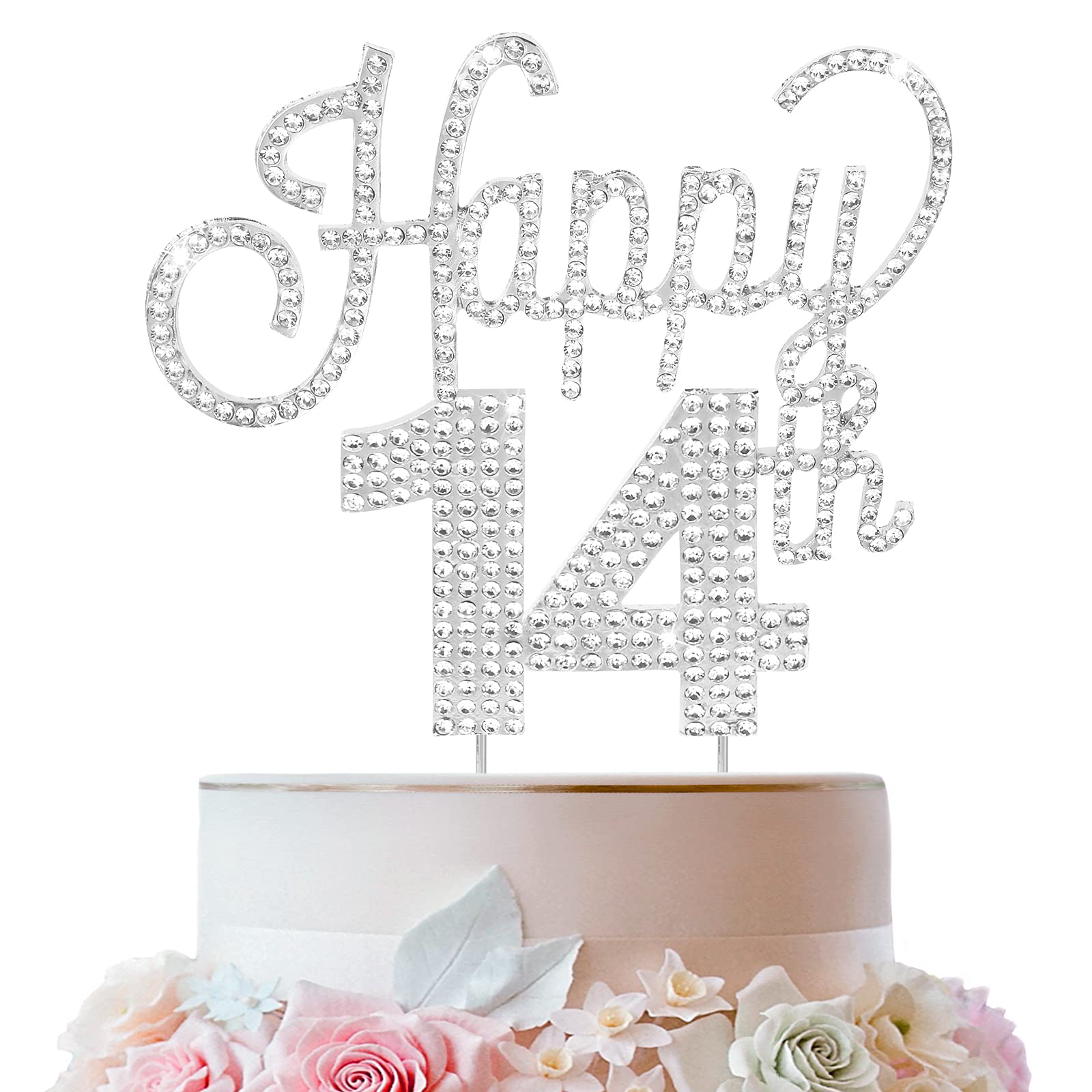 Insegna al neon con scritta Happy Birthday, 42 x 30 c, luce al neon