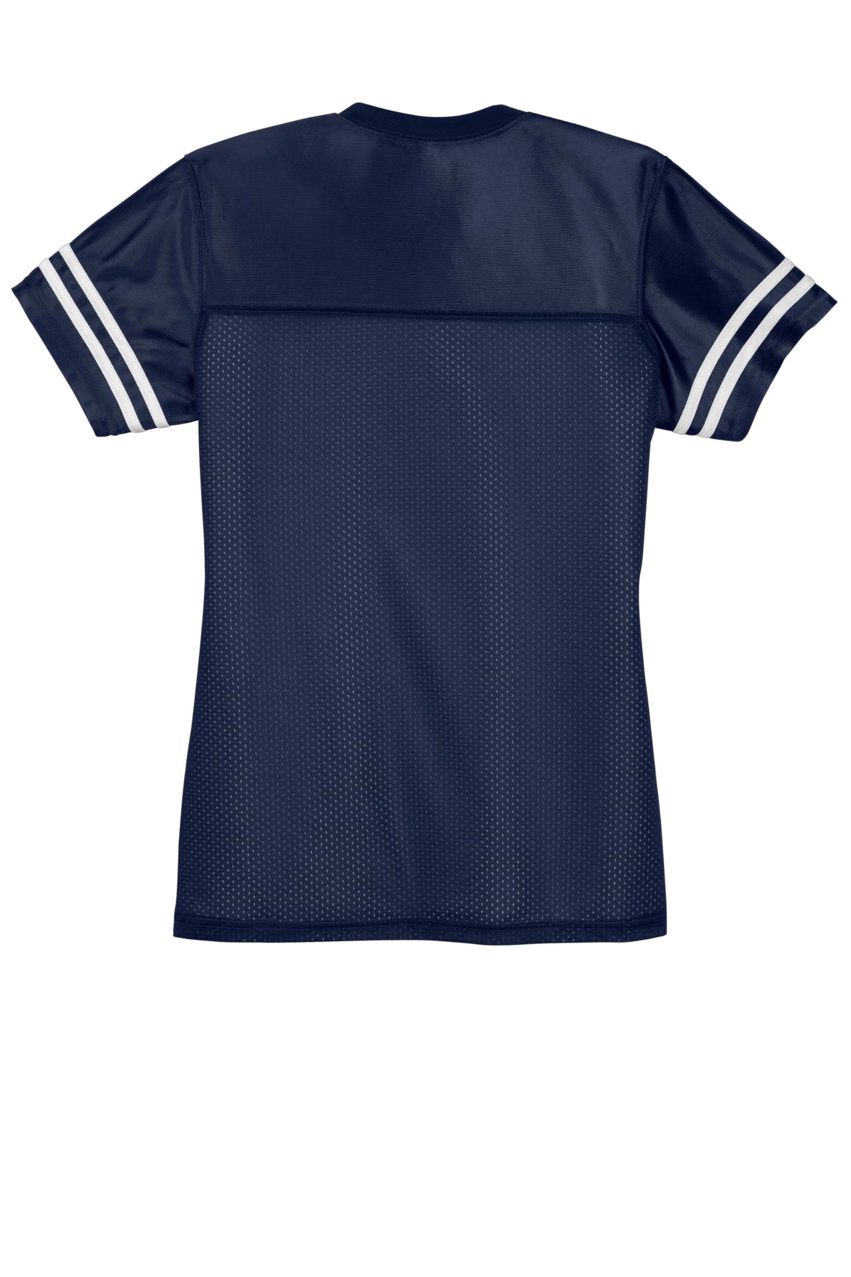 SPORT-TEK Women's PosiCharge Replica Jersey LST307, True Navy/White, Large