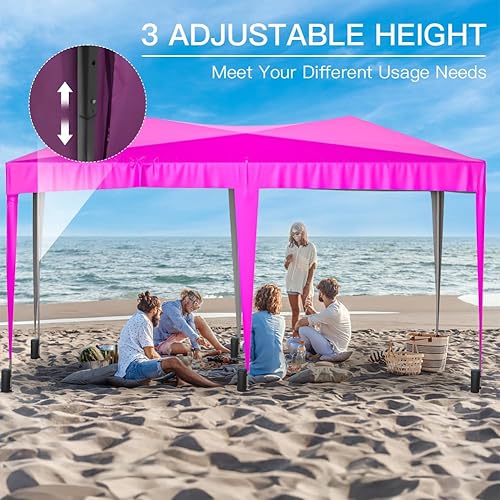 Miniatura 5 de Rovibek Tienda de campaña desplegable con paredes laterales de 10 x 20 pulgadas, tiendas de campaña para fiestas, resistente al agua, para