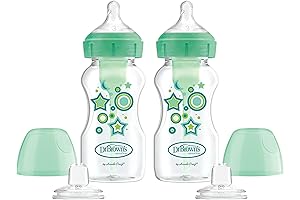 Dr. Brown's Natural Flow Anti-Colic Options+ Wide-Neck Sippy Bottle Starter Kit: Enhancing Baby's Feeding Journey
