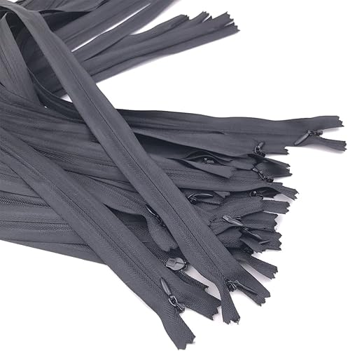 Miniatura 3 de Cremallera invisible de nailon para textiles del hogarcostura de bricolaje, 9 pulgadas12 pulgadas14 pulgadas16 pulgadas18 pulgadas20 pulgadas22