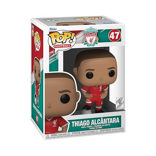 Pop Funko Football: Liverpool - Thiago Alcântara, Multicolor