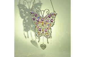 Grandma Gifts Crystals Butterfly Ornament for Mom