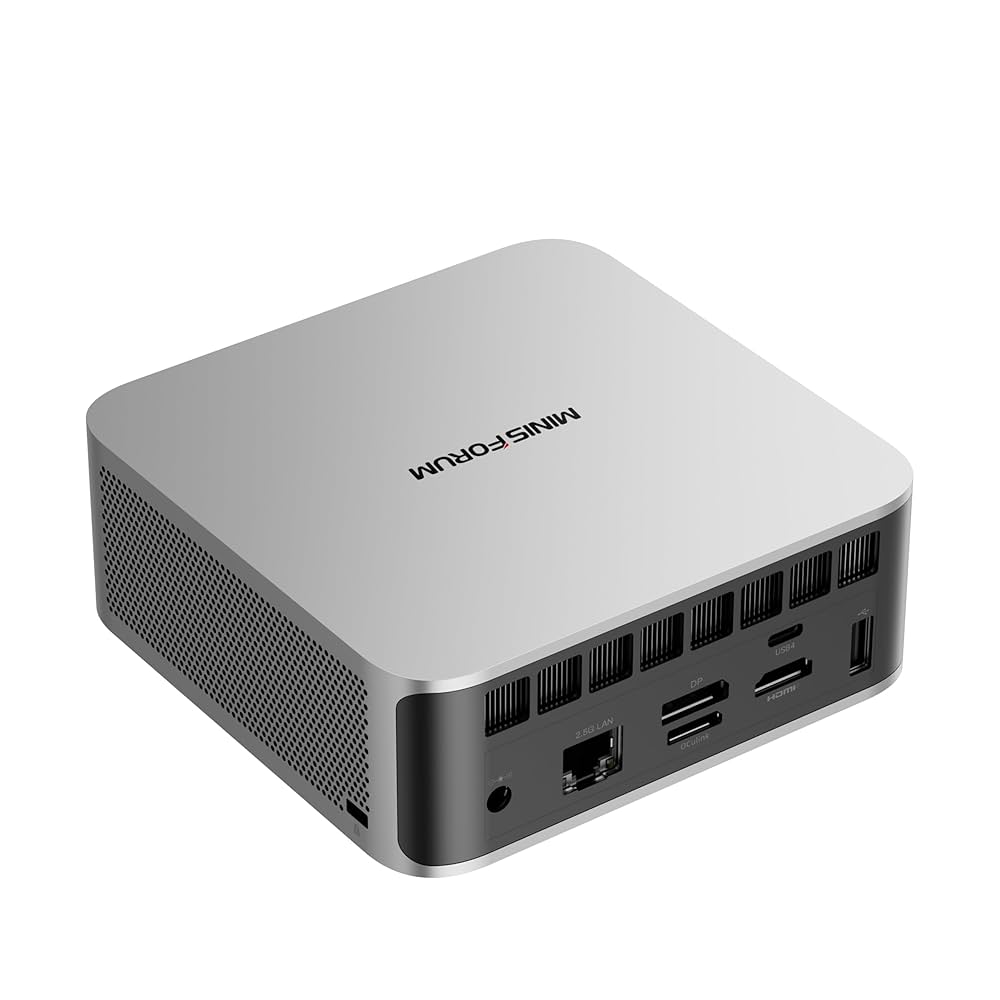 MINISFORUM AI X1-255 Mini PC, AMD Ryzen 7 255 (8C/16T, do 4