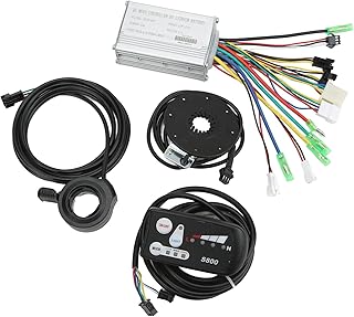 Ausla Motor Brushless Controller 36V / 48V 250W / 350W 15A Electric Bike Controller Kit with LED Panel S800 Waterproof for Electric Bike Electric Scooter