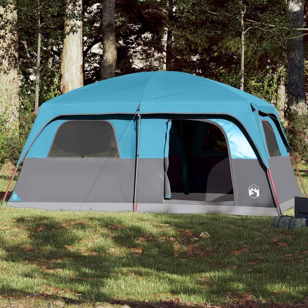 vidaXL Tienda de Campaña Familiar para 10 Personas Impermeable Toldo Refugio