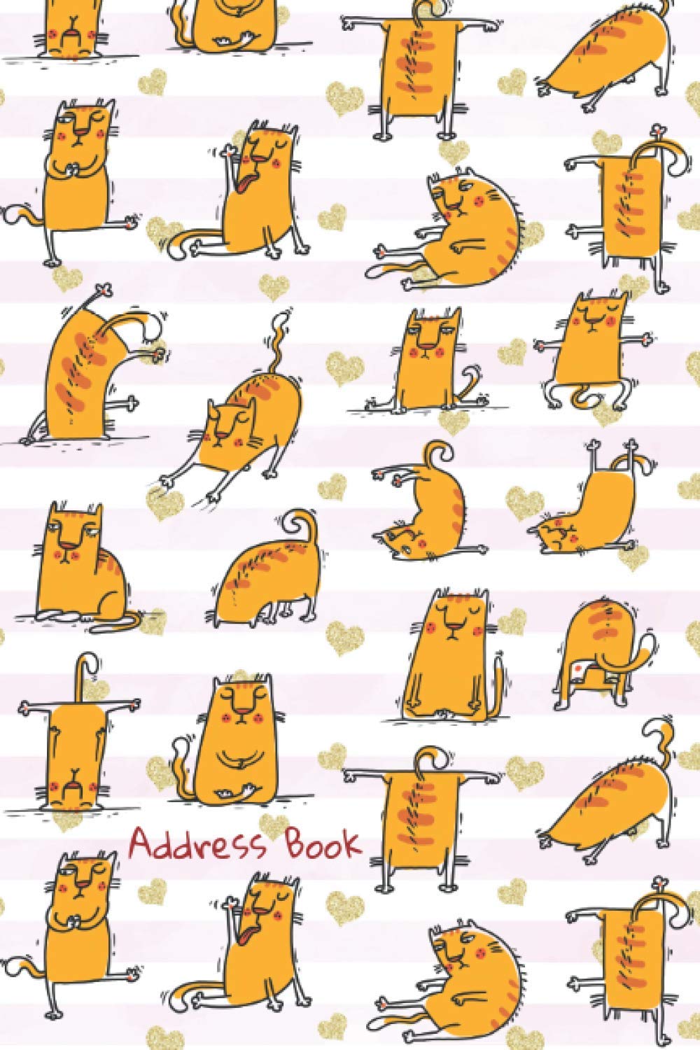 Address Book For Women Cats: Small Telephone Address Book With Birthdays And Anniversaries, Alphabetical Organizer