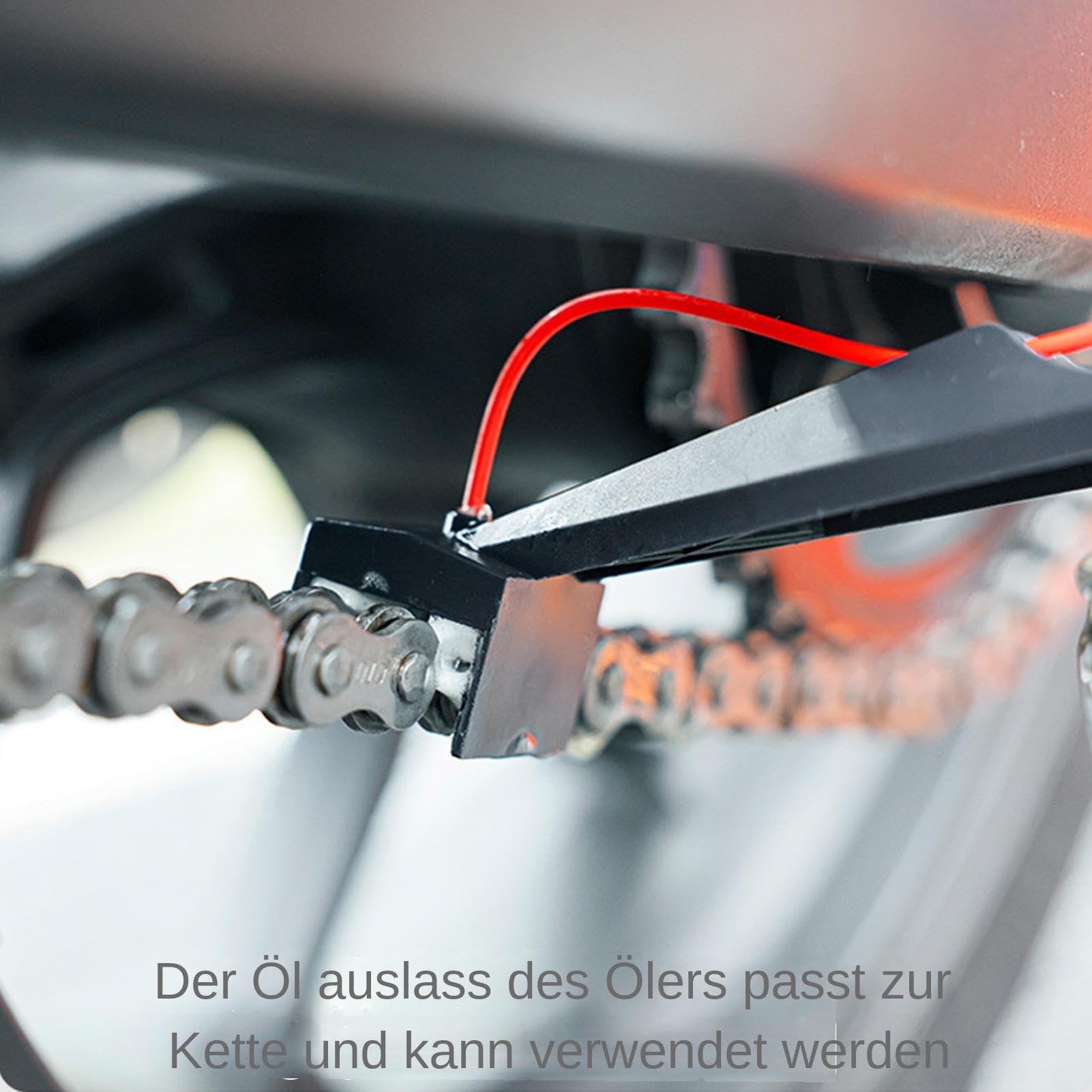 Motorrad-Kettenöl-Werkzeug, Motorrad-Kettenöl- Und Reinigungshilfe, Motorrads Kettenspray Werkzeug, Motorrad-Kettenwascher für Kettenschmiermittel, Wachund Kettenentfetter