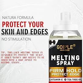 Hair Extension Adhesive Spray Kit - Lace Front Wig & Closure Glue, No Melt for Wigs & Extensions